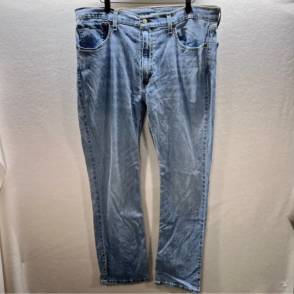 Levi’s‎ 527 Slim Bootcut Jeans Mens 36/32 Blue Faded Denim Comfy 2852